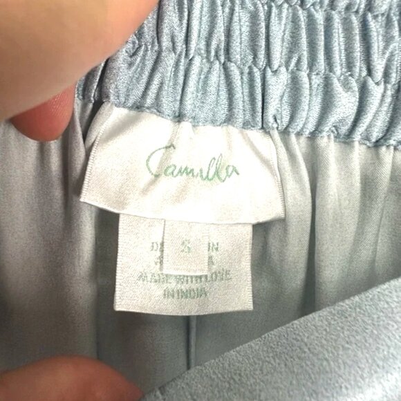 Camilla LACE UP SIDE FRASER FANTASIA Silk Pants $699 - Picture 4 of 14